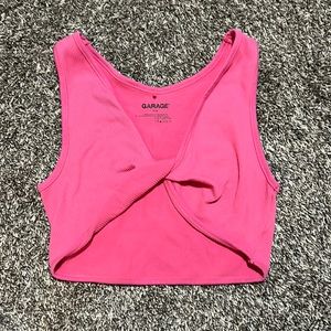 Hot pink Garage tank